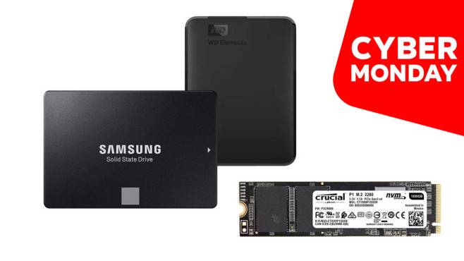 Cyber Monday: Festplatten und SSD-Angebote bei Amazon, Saturn &amp; Co.