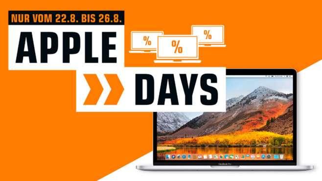 Deals bei Saturn: Apple Days mit MacBook und MacBook Pro